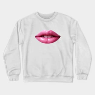 Pink Lips Crewneck Sweatshirt